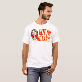 ヒラリーのワイシャツのために熱い Tシャツ (正面フル)