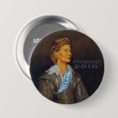 ヒラリーの大統領2016年 缶バッジ (正面&裏面)