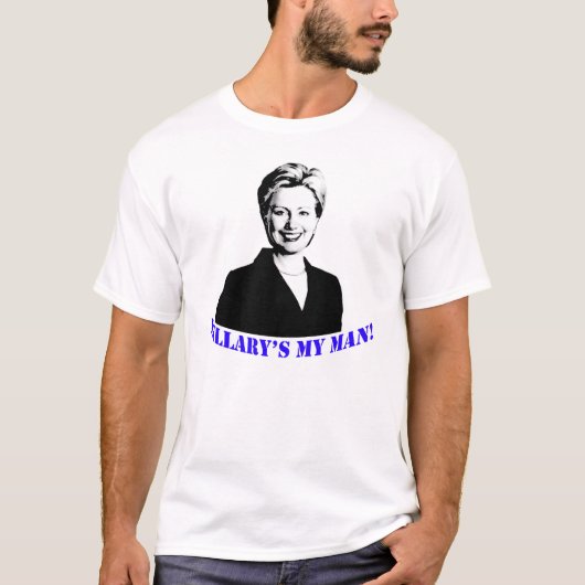 ヒラリーの私の人! Tシャツ (正面)