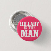 ヒラリーは人ボタンです 缶バッジ (正面&裏面)
