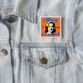 ヒラリーは私のhomegirlボタンです 缶バッジ (インサイチュ)