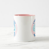 ヒラリーはButtonZUPによってそう2012年を言いました ツートーンマグカップ (中央)