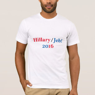 ヒラリーまたはJebの2016年のワイシャツ Tシャツ