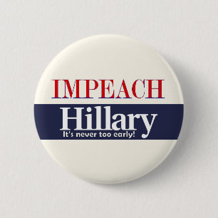 ヒラリーを弾劾して下さい 缶バッジ