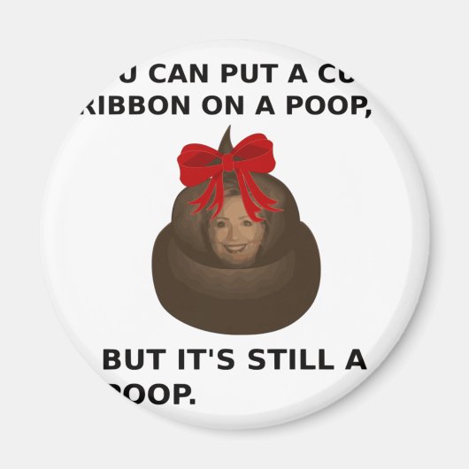 ヒラリーウンチ マグネット (正面)