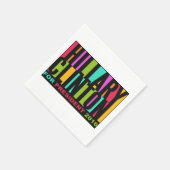 ヒラリーカラフル・クリントン2016紙ナプキン スタンダードカクテルナプキン (角)