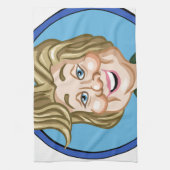 ヒラリークリントンの選挙2016年 キッチンタオル (縦)