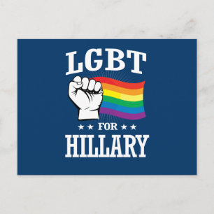 ヒラリー用LGBT ポストカード