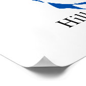 ヒラリー2016大統領にヒラリー・クリントンを投票 ポスター (角)