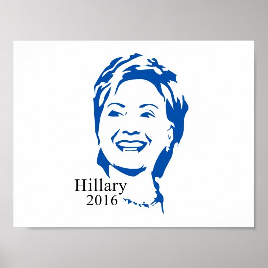 ヒラリー2016大統領にヒラリー・クリントンを投票 ポスター (正面)