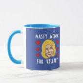 ヒラリー2016年のための扱いにくい女性 -- 大統領の選んで下さい マグカップ (左)