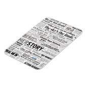 ヒラリー2016歴史的ヘッドライン磁石 マグネット (左側)