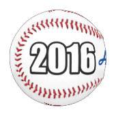 ヒラリー2016 野球ボール (正面左)