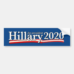 ヒラリー2020のバンパーステッカー バンパーステッカー