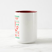 ヒラリー・クリスマスに希望を マグカップ (中央)