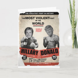 ヒラリー・クリントンおよびドナルド・トランプ2016年 カード