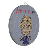 ヒラリー・クリントンのおもしろいな反政治芸術 ダーツボード (正面左)