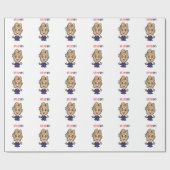 ヒラリー・クリントンのおもしろいな政治漫画 ラッピングペーパー (フラット)