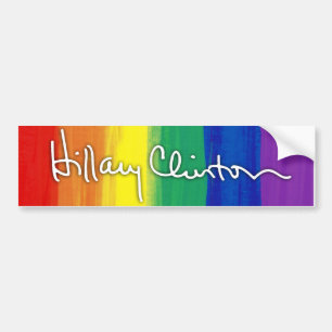ヒラリー・クリントンのためのLGBT バンパーステッカー