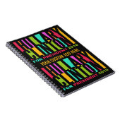 ヒラリー・クリントンのカラフルな2016年のノート ノートブック (右側)