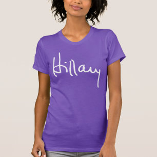 ヒラリー・クリントンのサイン Tシャツ