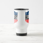 ヒラリー・クリントンのスターとストライプ トラベルマグ (中央)