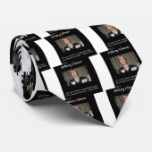 ヒラリー・クリントンのヘアスタイル&ヘッドライン引用文 ネクタイ (ロール)