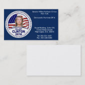 ヒラリー・クリントンの名刺 名刺 (正面/裏面)