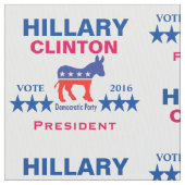 ヒラリー・クリントンの大統領2016年 ファブリック (クローズアップ)
