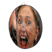 ヒラリー・クリントンの政治投げ矢板のポートレート ダーツボード (正面右)