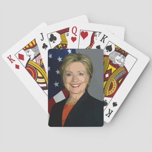 ヒラリー・クリントンの選挙2016年の遊ぶ標準 トランプ (裏面)