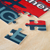 ヒラリー・クリントンの2016年の最新のキャンペーンのスローガン ジグソーパズル (側面)