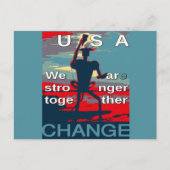 ヒラリー・クリントンの2016年の最新のキャンペーンのスローガン ポストカード (正面)