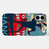 ヒラリー・クリントンの2016年の最新のキャンペーンのスローガン Case-Mate iPhoneケース (裏面 (横))