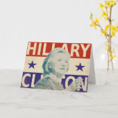 ヒラリー・クリントンの2016年の選挙の挨拶状 カード (黄色い花)