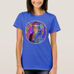 ヒラリー・クリントンのHippie Political 2016年の大統領 Tシャツ