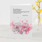 ヒラリー・クリントンは引用文カードを疑空白のわない カード (黄色い花)