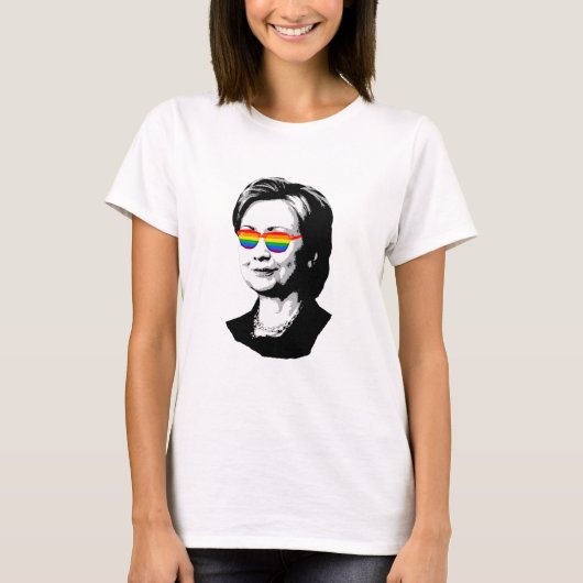 ヒラリー・クリントンプライド2016 - LGBT - Tシャツ (正面)