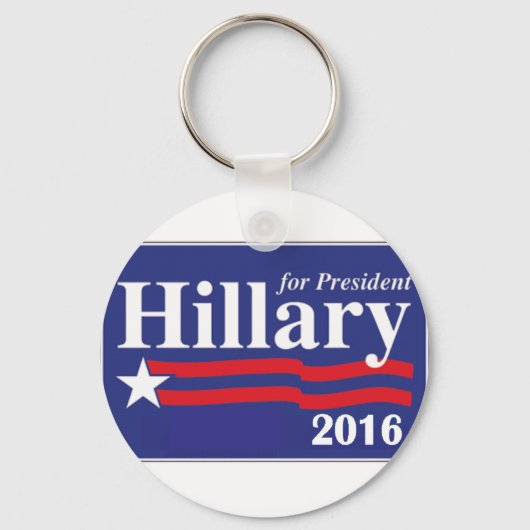 ヒラリー・クリントン大統領2016年 キーホルダー (正面)