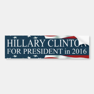 ヒラリー・クリントン大統領2016年 バンパーステッカー