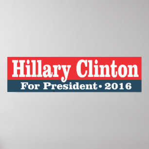 ヒラリー・クリントン大統領2016年 ポスター