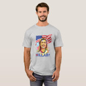 ヒラリー・クリントン大統領2016年 Tシャツ (正面フル)