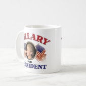 ヒラリー・クリントン大統領 2016 コーヒーマグカップ (正面左)