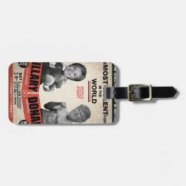 ヒラリー・クリントン対ドナルド・トランプ2016 ラゲッジタグ