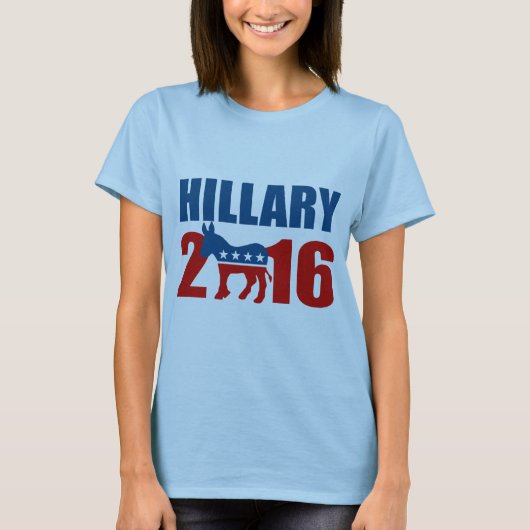 ヒラリー・クリントン民主党員2016.png tシャツ (正面)