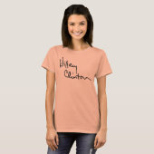 ヒラリー・クリントン署名 Tシャツ (正面フル)