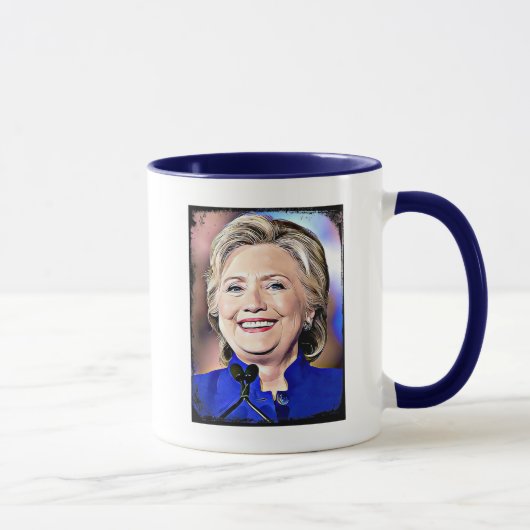 ヒラリー・クリントン記念品Keepsake Coffee Mug マグカップ (右)