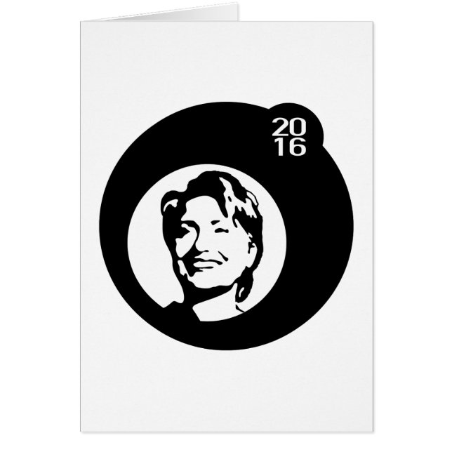 ヒラリー・クリントン黒バブル (正面)