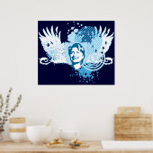 ヒラリー・クリントン08. hi-fi. v1. ポスター (キッチン)