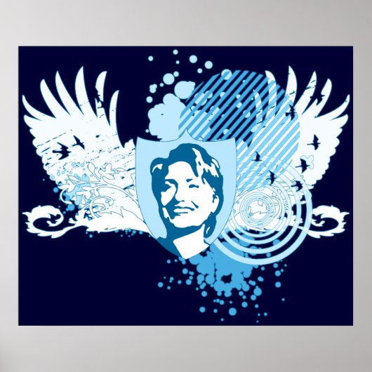 ヒラリー・クリントン08. hi-fi. v1. ポスター (正面)